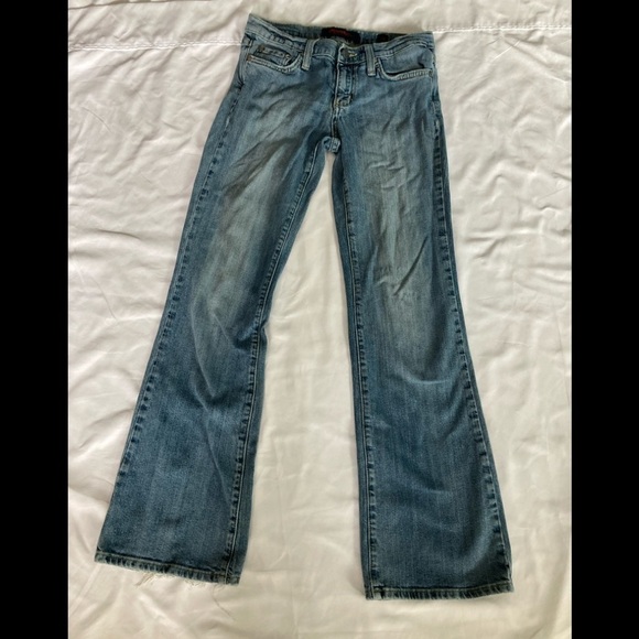 Vigoss Premium Boot Cut Jeans Size 7/8 - Picture 1 of 13